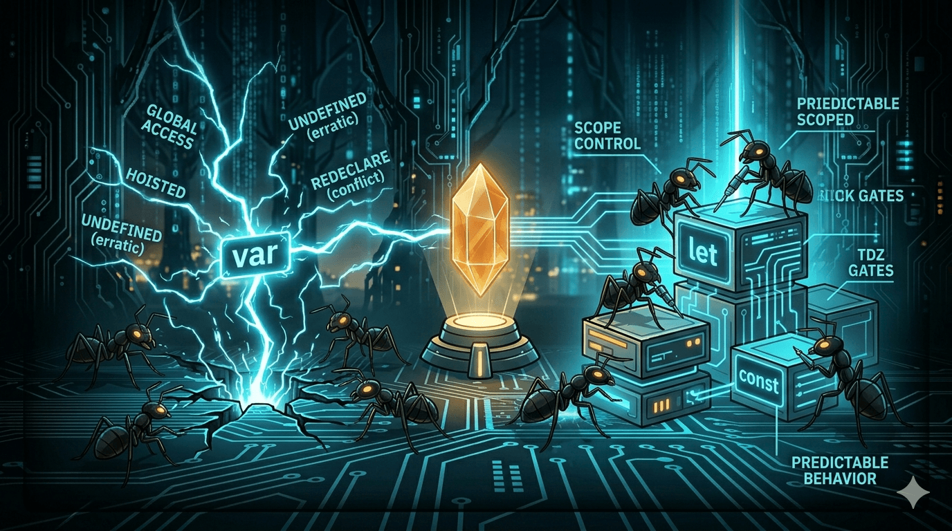 var vs let vs const: Not Syntax, It’s About Behavior